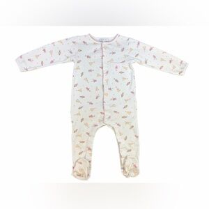 MAGNOLIA BABY Pima Cotton Ballerina Print Footie- 18 Months